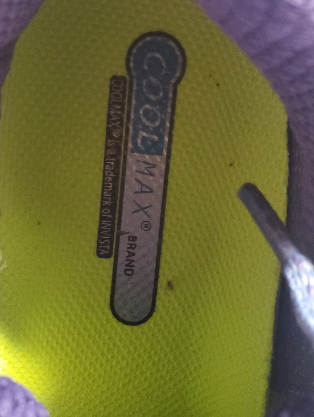 Fila Women’s Athletic Sneakers in Purple and Blue with Lime Accents - Picture 9 of 12